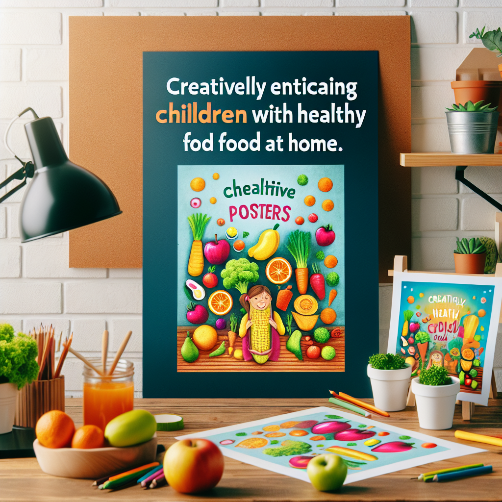 Cara Kreatif Memikat Anak dengan Poster Makanan Sehat di Rumah